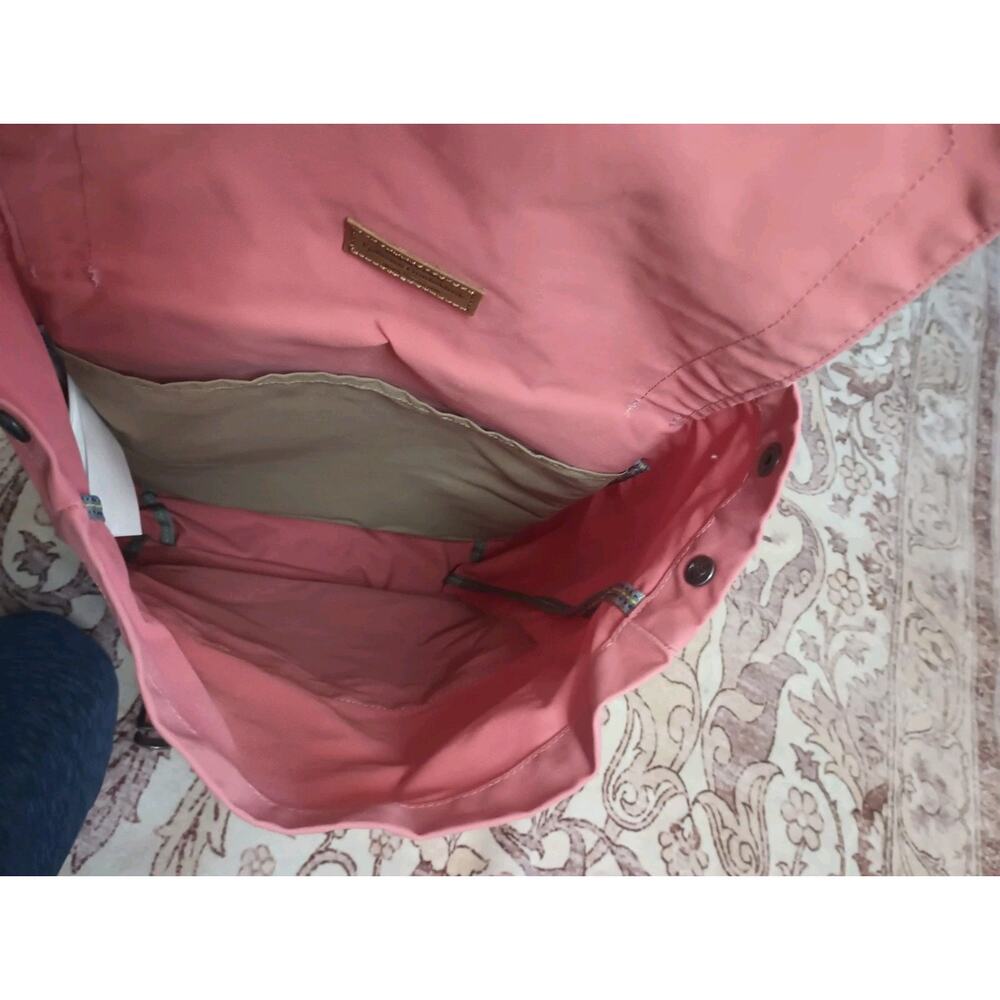Fjallraven Foldsack No 1 Satchel Backpack Vinyl Pink Outdoor School Hiking - Picture 13 of 16